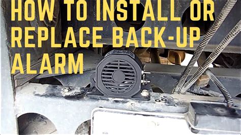 cat skid steer backup alarm location|Back Up Alarm Install .